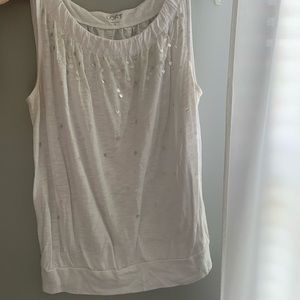 Ann Taylor Loft Sequin Top